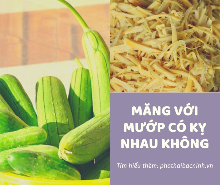 Măng với mướp có kỵ nhau không