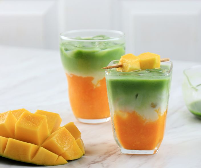 Matcha latte xoài bao nhiêu calo và uống có béo không