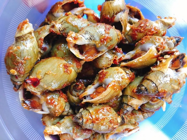 Ốc cà na rang muối bao nhiêu calo và ăn có béo không