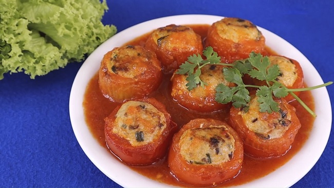 Cà chua dồn thịt bao nhiêu calo và ăn có béo không