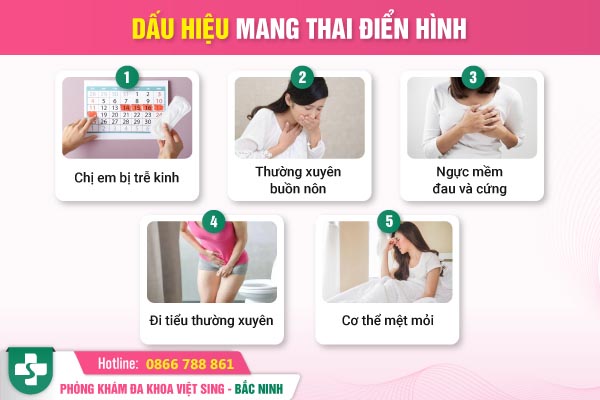 dấu hiệu nhận biết mang thai sớm