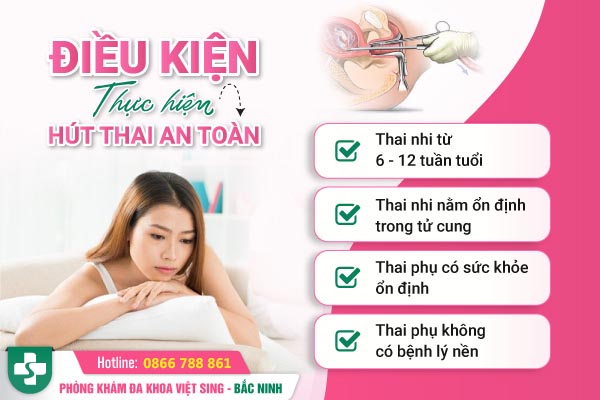 điều kiện thực hiện hút thai chân không