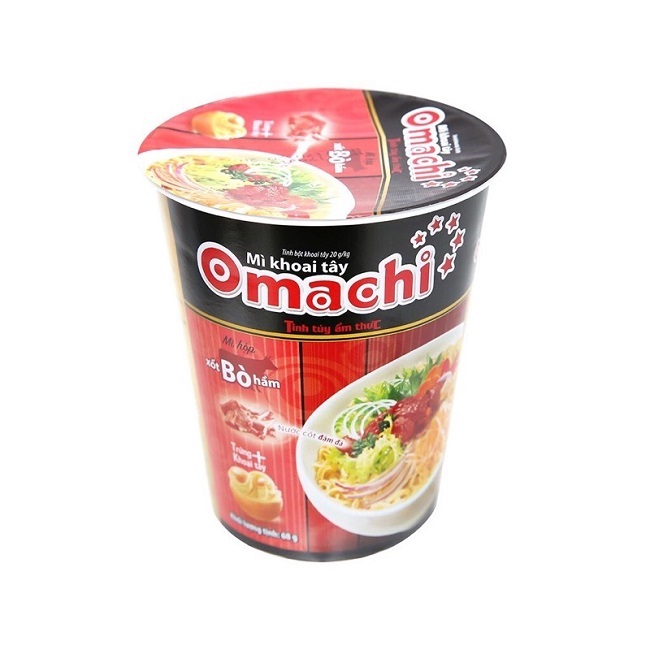 Mì tôm omachi xốt bò hầm bao nhiêu calo và ăn có béo không